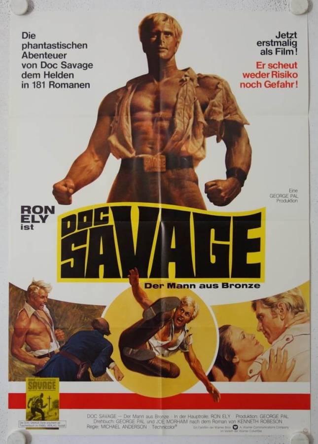 Doc Savage The Man of Bronze original release german movie poster